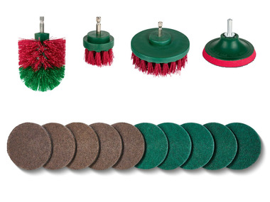 Brush and polishing path set