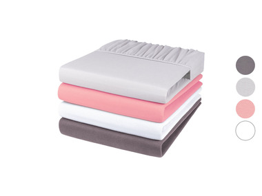 A microfiber sheet with an elastic band 180–200 x 200 cm