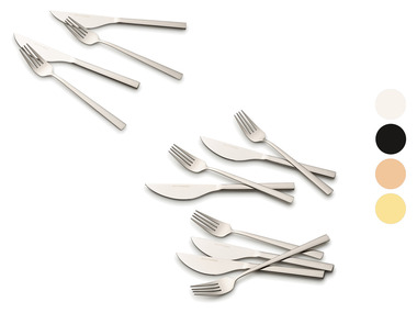 Cutlery on pizza bari