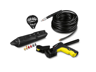 Gutter and pipe cleaning set