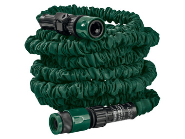 Flexible garden hose 15 m with connectors included