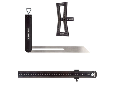 Miter square with template/Steel ruler