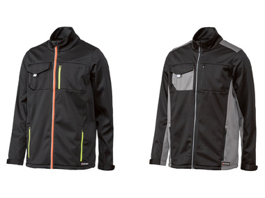 Men's softshell jacket with high heat retention