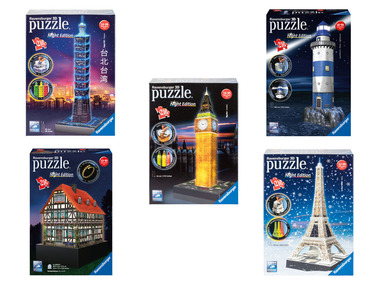 3D puzzle buildings