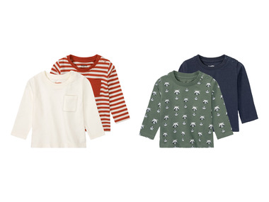 Lupilu Lot of 2 T-shirts Long Sleeve Baby