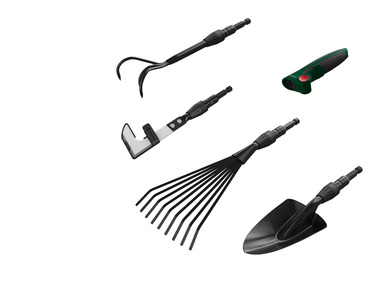 Combination system garden tool set