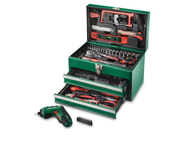 Toolbox with PWBM A1 cordless screwdriver