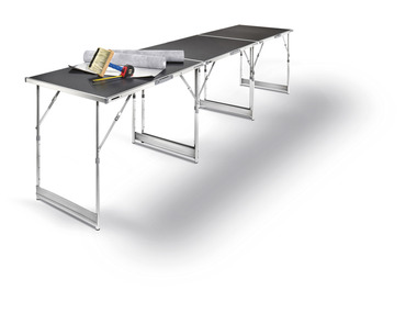 A set of multifunctional tables with adjustable height