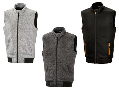 Men's knitted fleece vest