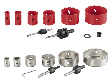 Hole saw set