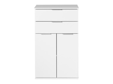 Chest of drawers with 2 drawers and 2 Liverpool doors