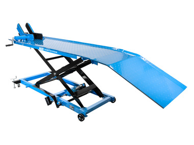 Motorcycle assembly ramp