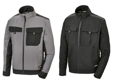 Men's work jacket with a stand-up collar