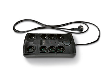 Power strip with USB ports