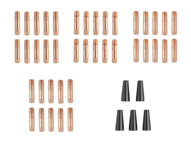 Nozzle set for cored wire welding machine