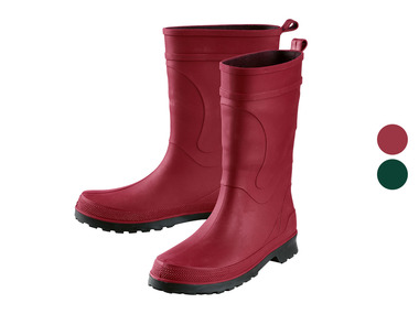 Women's garden rain boots with practical pull-on loop