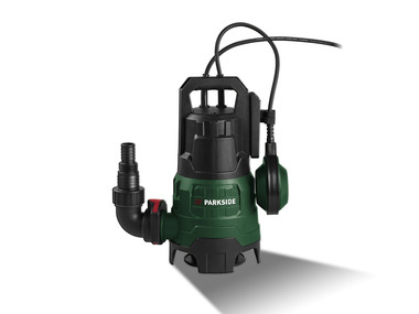Submersible pump for polluted water