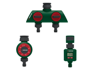 2-way distributor / irrigation timer / water quantity meter