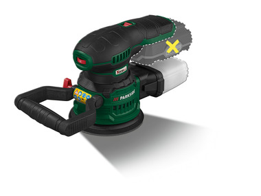 Battery-powered eccentric sander