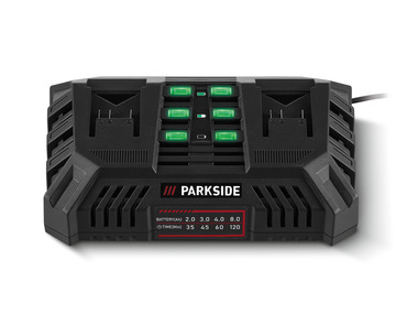 Battery double charger