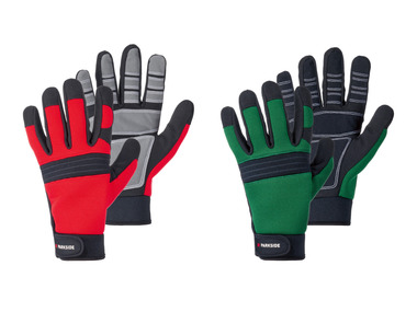 Women's and men's work gloves with Velcro fastener