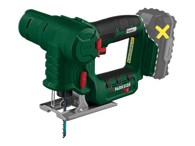 Cordless jigsaw and cordless reciprocating saw