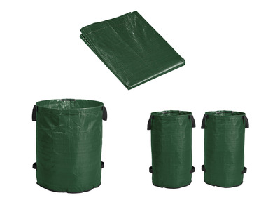 Garden waste bag / garden waste bag set / garden and car tarpaulin