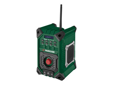 Cordless construction radio / without battery