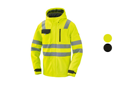 Men's high-visibility softshell jacket