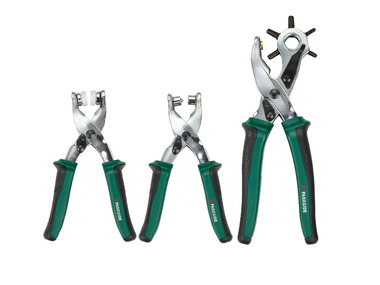 Hole and eyelet pliers set