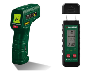 Infrared temperature meter / moisture meter