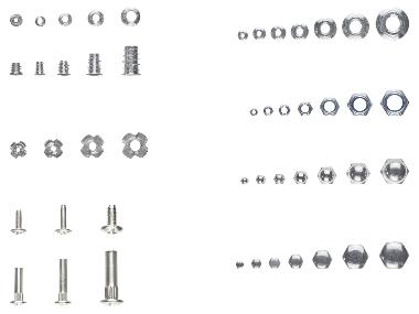 Steel nut set