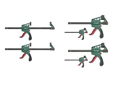 Quick-release clamp set