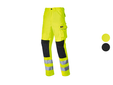 Men's softshell high visibility trousers \ softshell work trousers