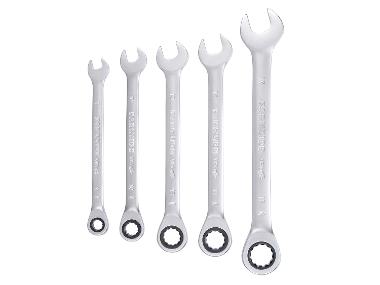 Ratchet and ring wrench set