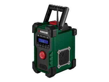 Battery-building radio