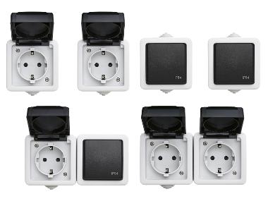 Switch and sockets IP54 wet room