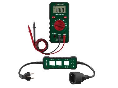 Autorange multimeter or adapter for stream meter