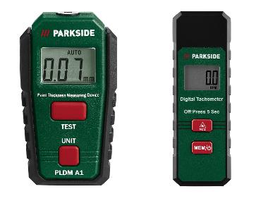 Thickness meter / digital tachometer incl. Battery