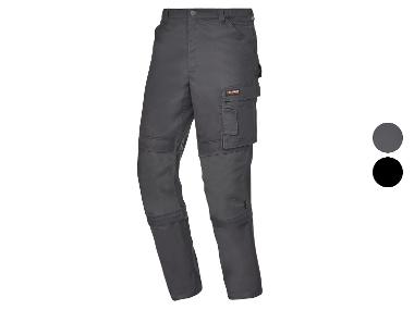 Men's zipped work pants with Cordura knee reinforcements