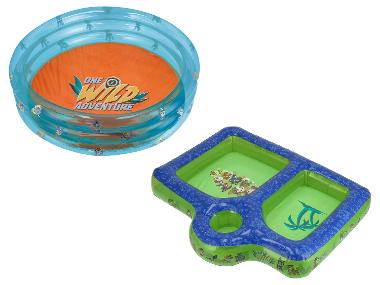 Sand and water pool or round paddling pool basin