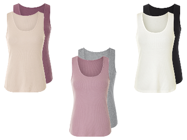 Lot of 2 women's ribbed tank tops