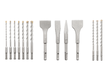 SDS-plus drill set or chisel set