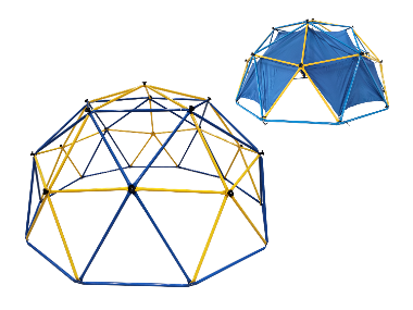 Climbing frame "Dome" with tent Ø 305 cm