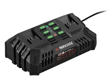 Double battery charger