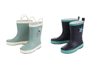 Children's galoshes with cotton