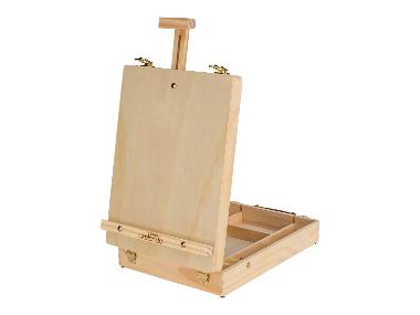 Case with table easels