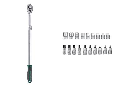 Telescopic ratchet or sockets