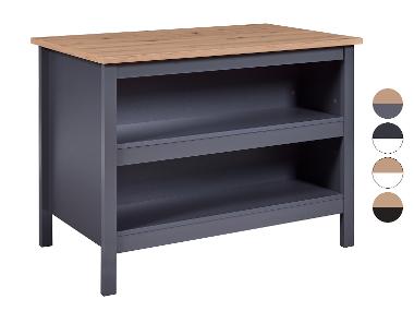 Kitchen island with work surface & bar area