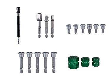Bit extension/four-cantadapper/drywall bits/deep stop set